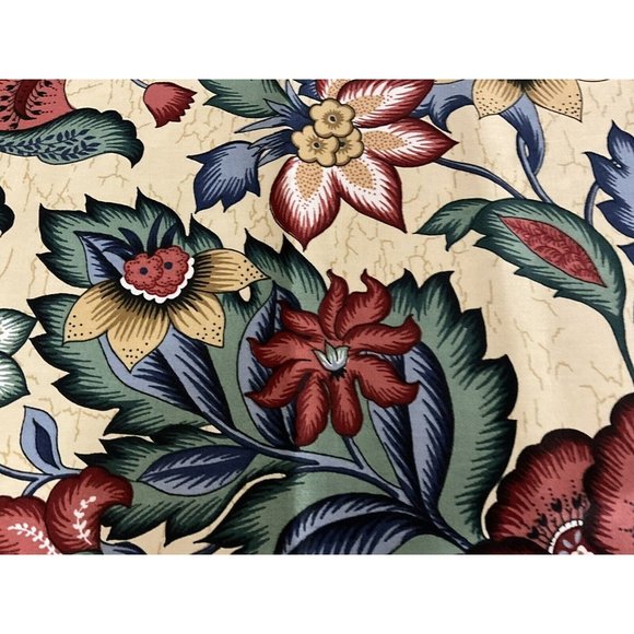 WAVERLY Home Decor Fabric  Greenfield Village/Henry Ford Musuem Floral 21" x 54" - Picture 11 of 16